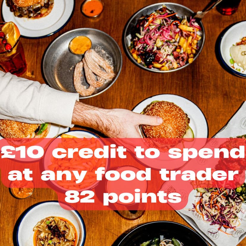 £10 food trader credit!